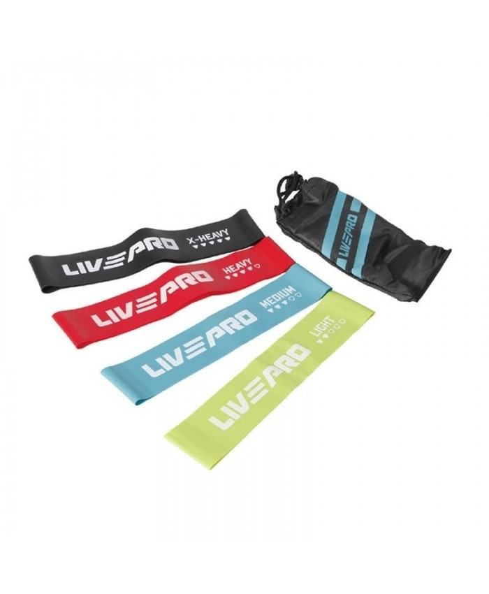 Набір фітнес гумок 4шт LivePro RESISTANCE LOOPS BANDS