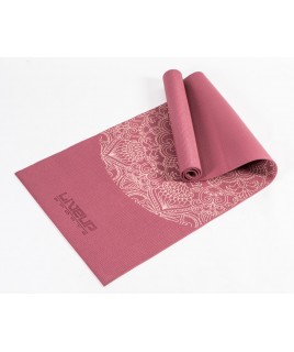 Килимок для йоги з принтом LiveUp PVC YOGA MAT