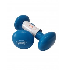 Гантелі вінілові пара LiveUp VINYL DUMBBELL EGG HEAD