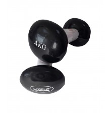 Гантелі вінілові пара LiveUp VINYL DUMBBELL EGG HEAD