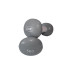 Гантелі вінілові пара LiveUp VINYL DUMBBELL EGG HEAD