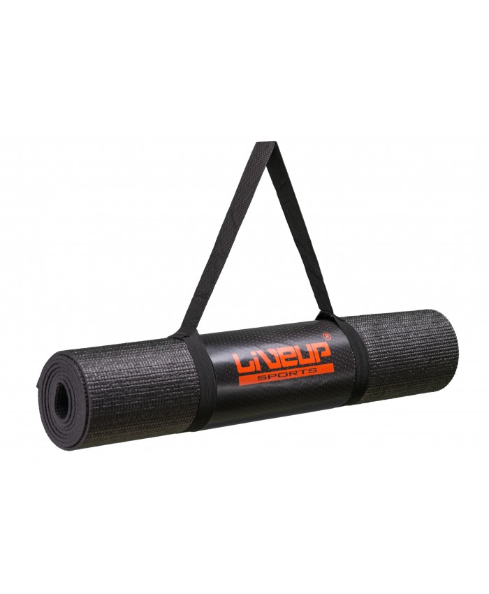 Килимок для йоги LiveUp YOGA MAT TOTAL BLACK Килимок для йоги LiveUp YOGA MAT TOTAL BLACK