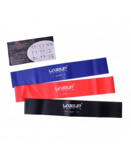 Фітнес гумка LiveUp LOOP BAND синій
