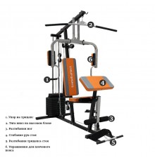 Фітнес станція LiveUp STATION HOME GYM