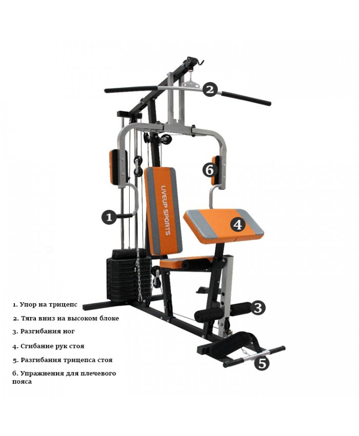 Фітнес станція LiveUp STATION HOME GYM Фітнес станція LiveUp STATION HOME GYM