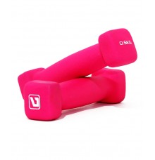 Гантелі неопренові пара LiveUp SQUARE HEAD DUMBBELL