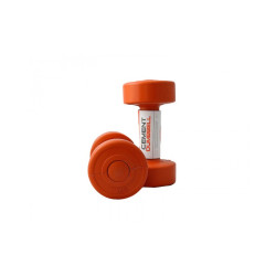 Гантелі пластикові пара LiveUp CEMENT DUMBELL