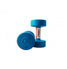Гантелі пластикові пара LiveUp CEMENT DUMBELL