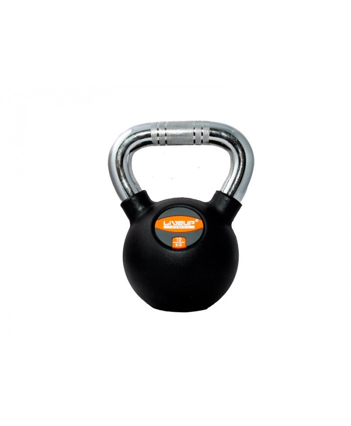 Гиря LiveUp RUBBER KETTLEBELL