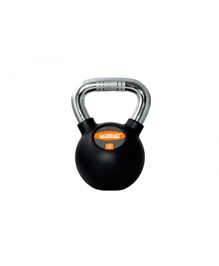 Гиря LiveUp RUBBER KETTLEBELL