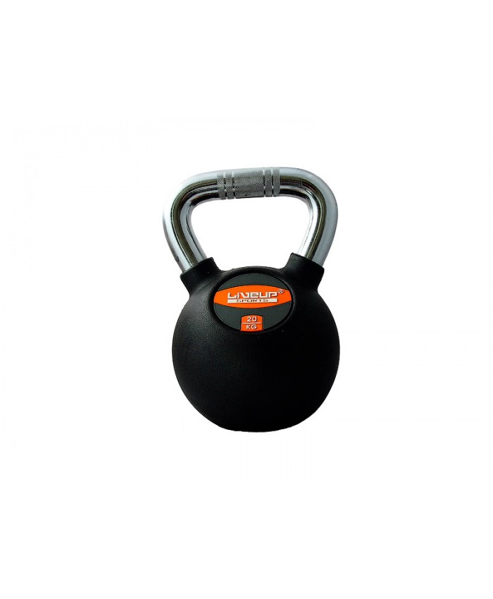 Гиря LiveUp RUBBER KETTLEBELL
