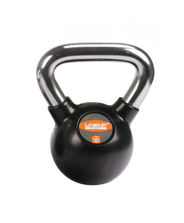 Гиря LiveUp RUBBER KETTLEBELL