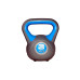 Гиря LiveUp PLASTIC KETTLEBELL