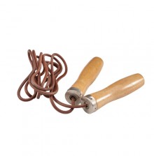 Скакалка шкіряна LiveUp JUMPROPE LEATHER