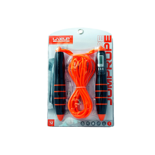 Скакалка з ел. лічильником LiveUp DIGITAL JUMP ROPE