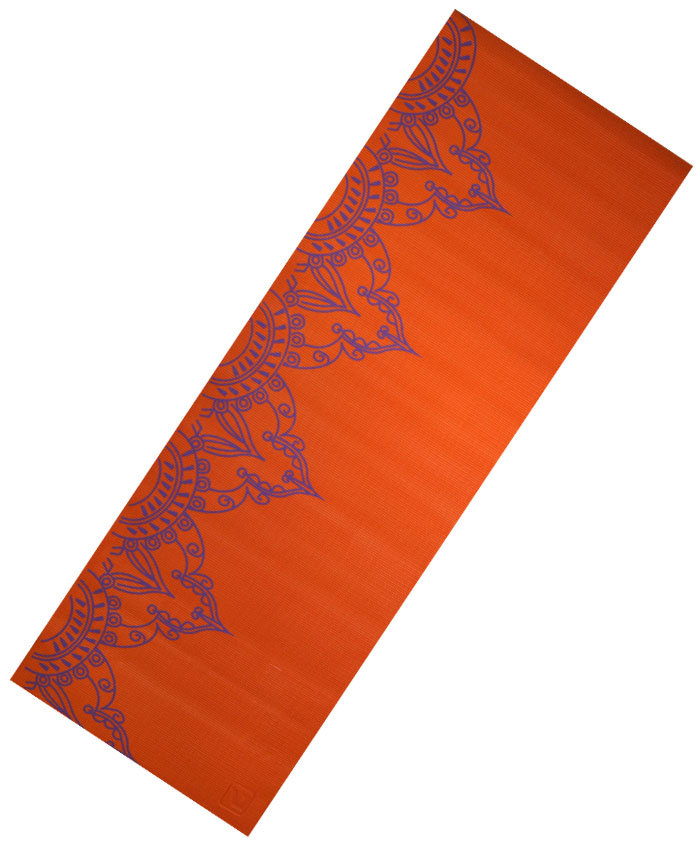 Килимок для йоги з принтом LiveUp PVC YOGA MAT