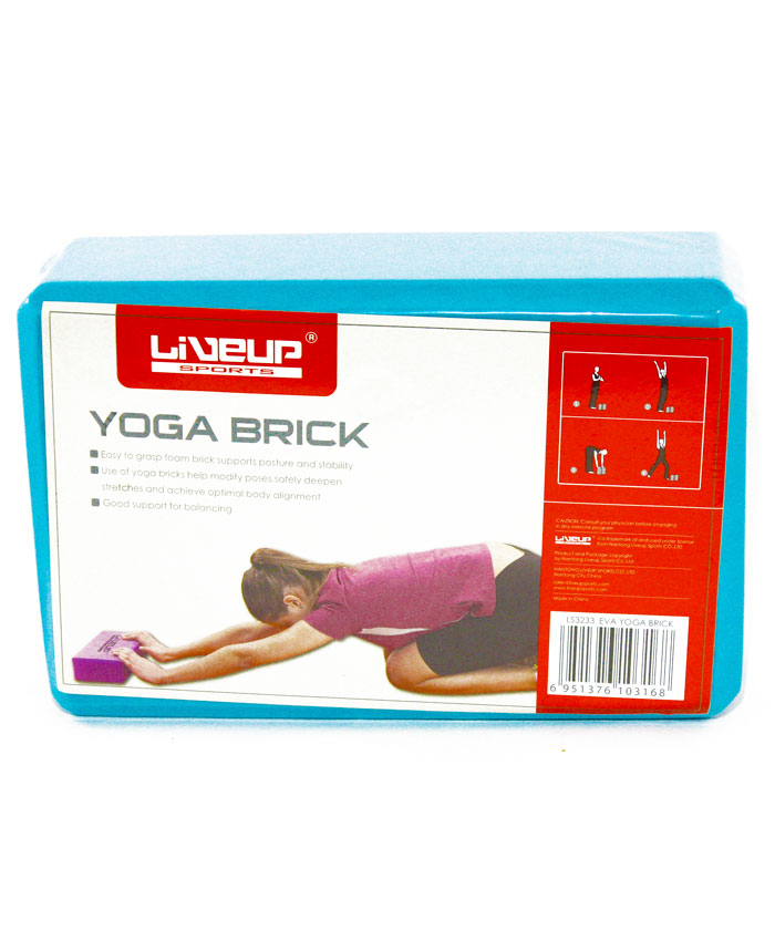 Блок для йоги LiveUp EVA BRICK