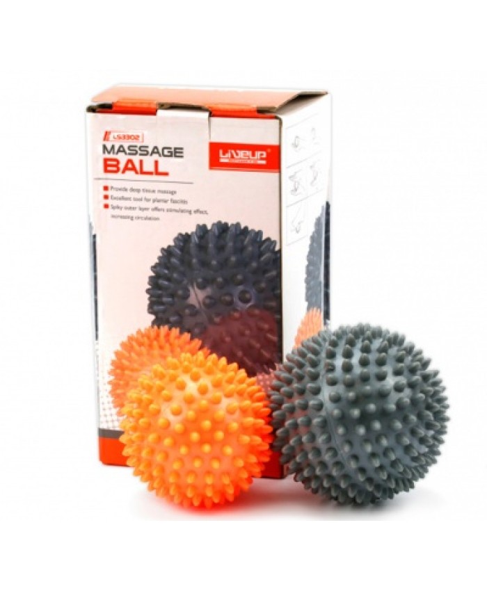 Набір масажних м'ячиків 2 шт LiveUp MASSAGE BALL